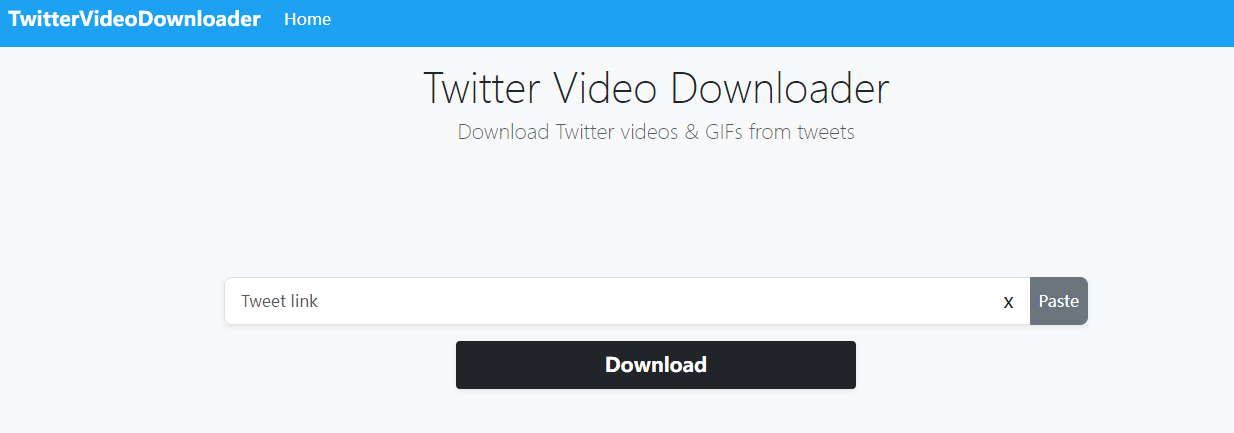 open twitter video downloader