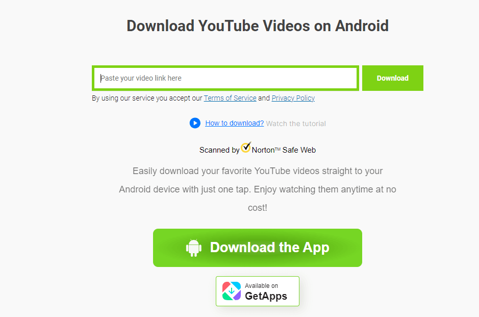 savefrom.net shorts downloader youtube for android