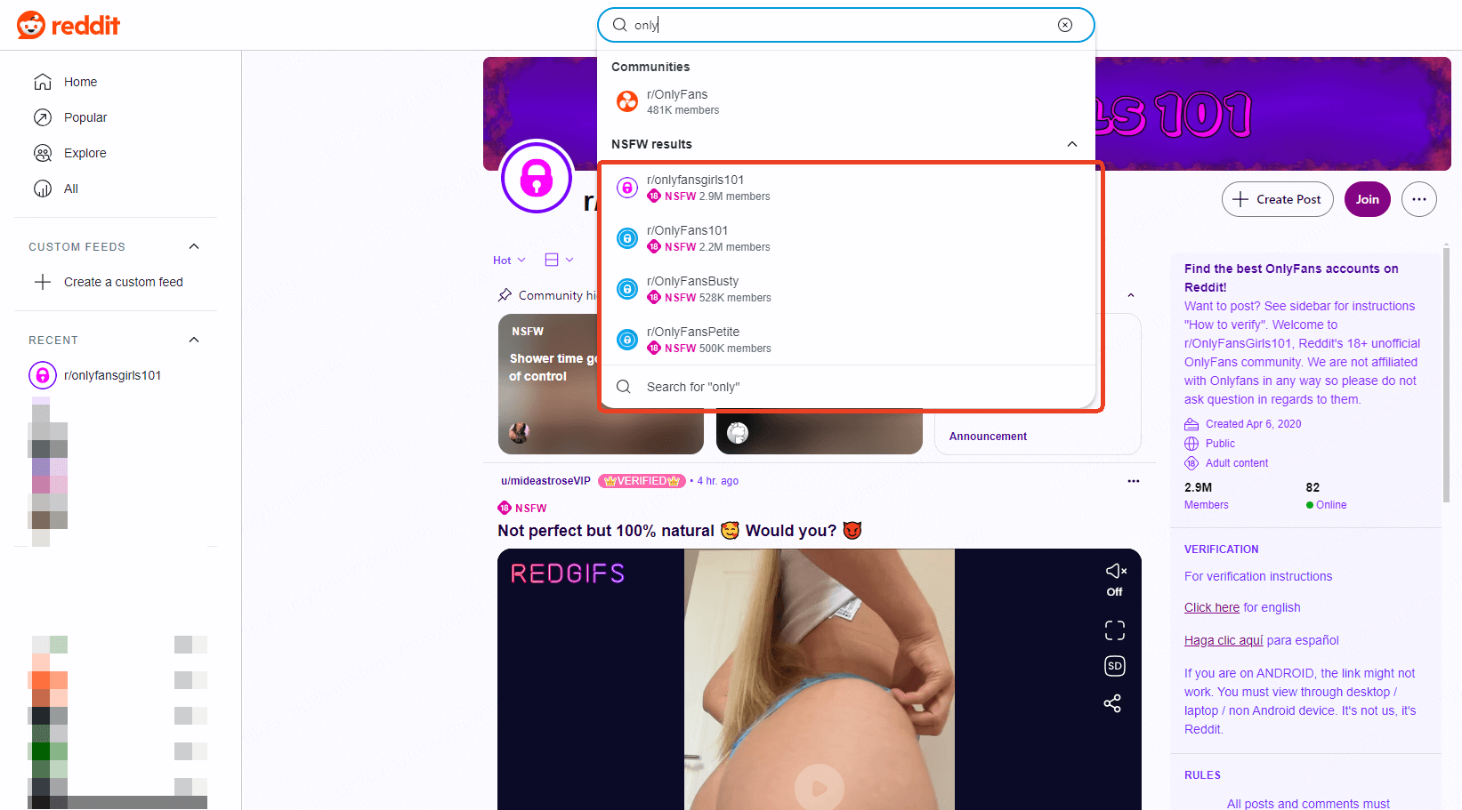 use reddit to find onlyfans leaked content